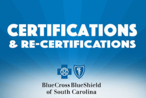 BCBSSC certifications